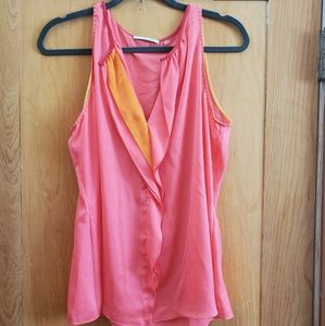 Tahari Hot Pink Tank